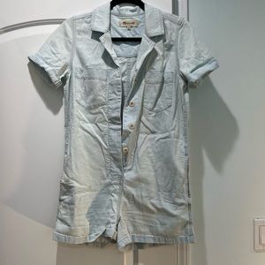 Madewell sweet blue Shorteralls